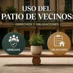 Uso del patio de vecinos: derechos y obligaciones